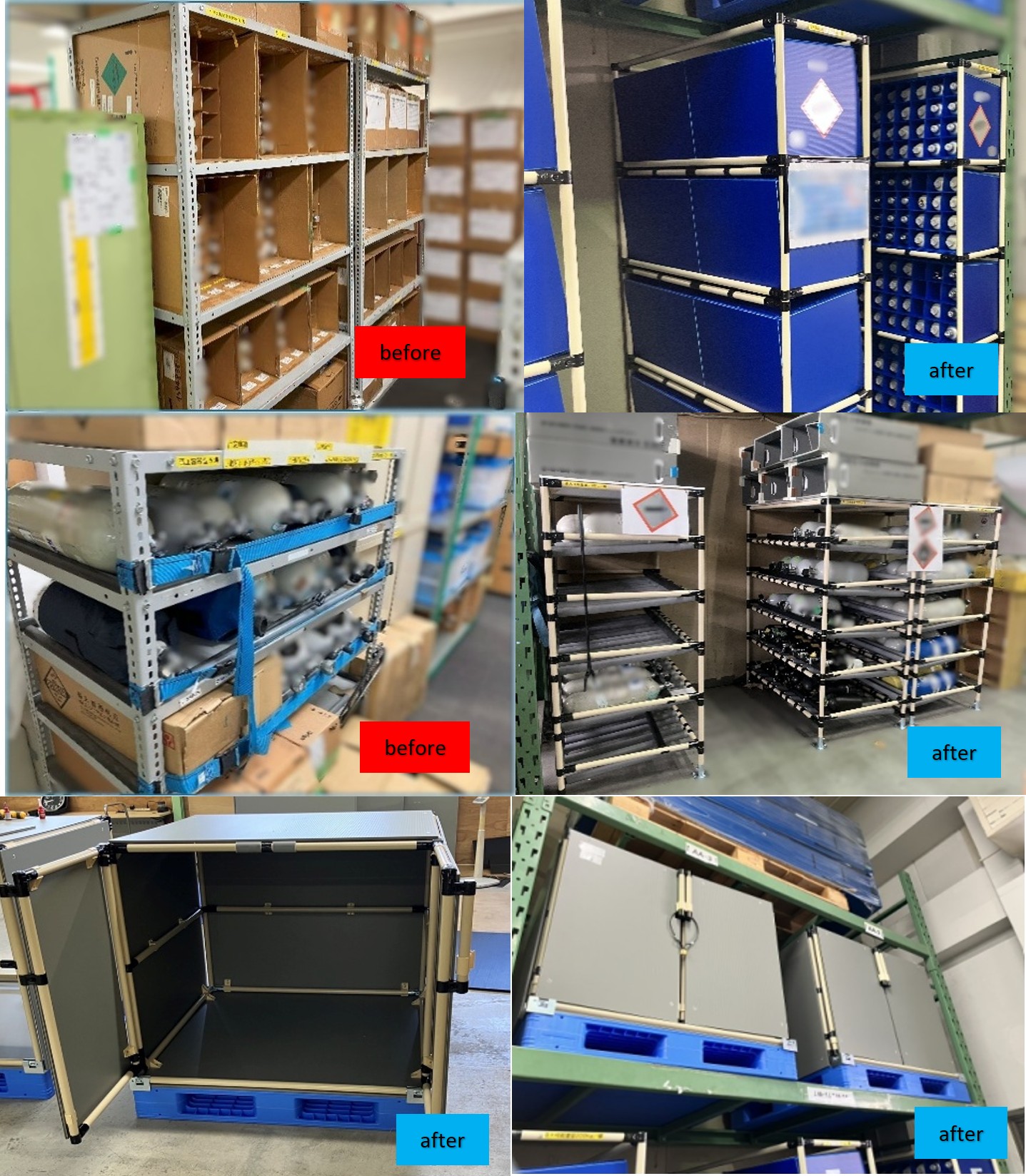 収納性の向上・省スペース化・2S推進